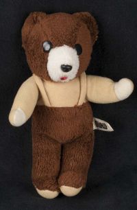 Gund Teddy Bear Suspenders Plush Stuffed Animal Lovey Vtg 70's